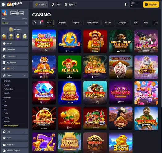 kokobet casino Gameplay