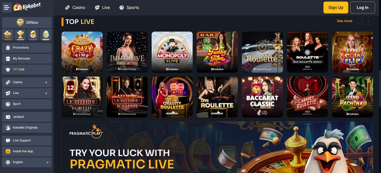 kokobet casino Gameplay